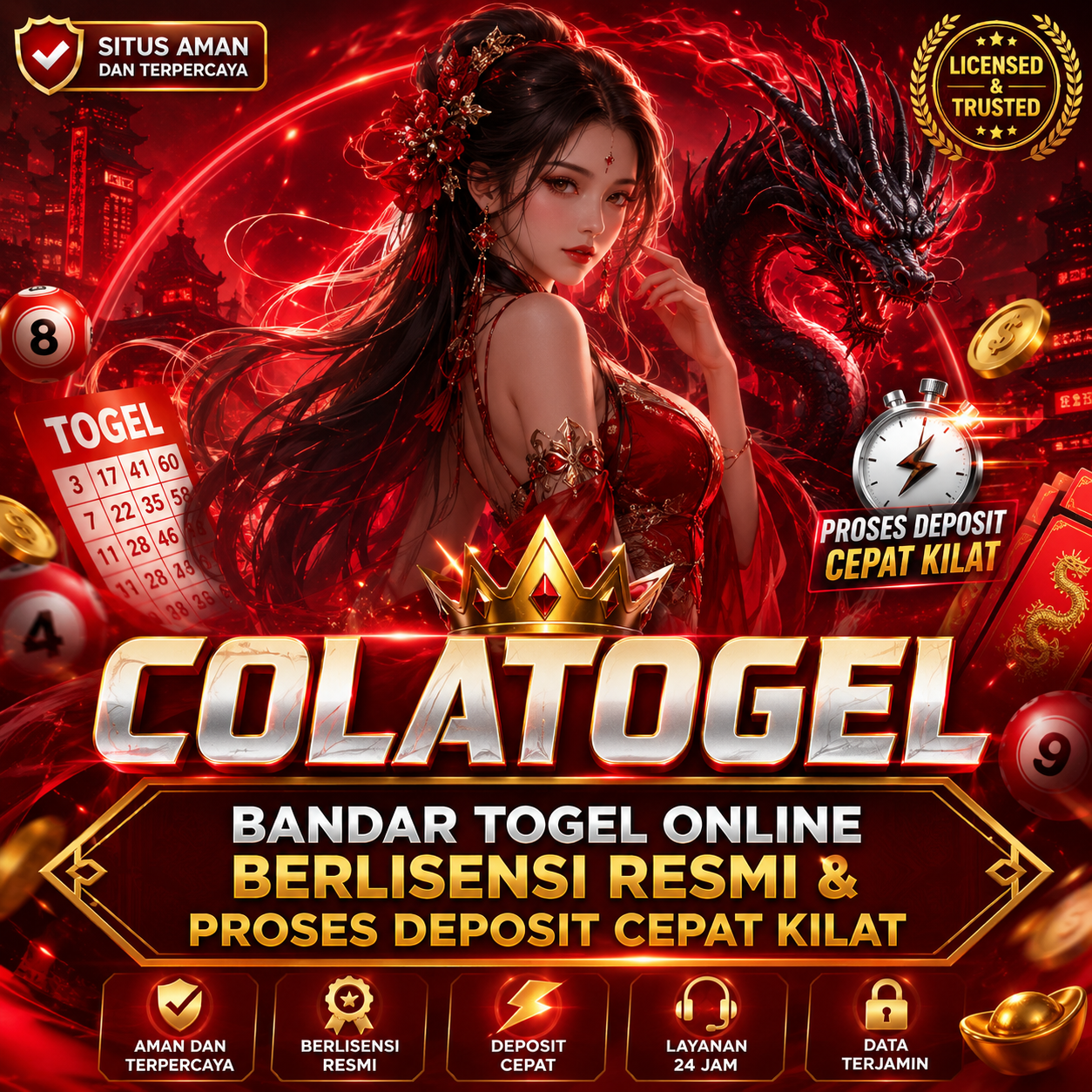 COLATOGEL : Bandar Togel Online Berlisensi Resmi & Proses Deposit Cepat Kilat